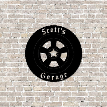 Personalized Garage Sign | Gift Idea for Dad's Garage | Custom Grandpa's Garage Est Metal Sign | Car Enthusiast Gift for Boyfriend